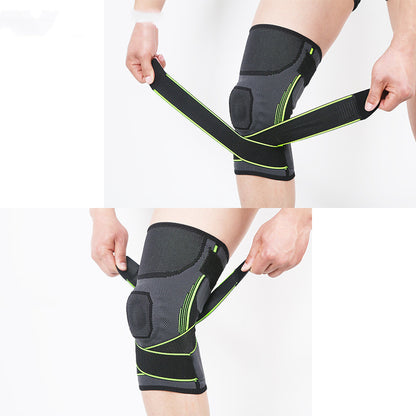 Silicone Spring Bar Support Anti-Drop Sports Knee Strap