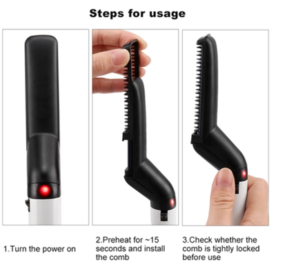 Hair Straightener Men Multifunctional Fast Heating Styling Tools