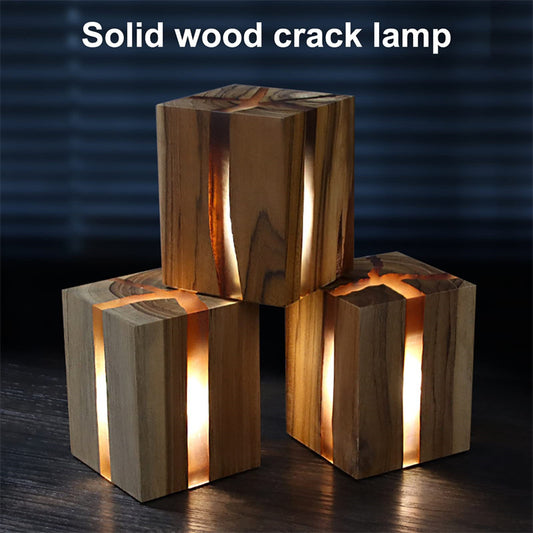 Decorative Wood Brown Lamp