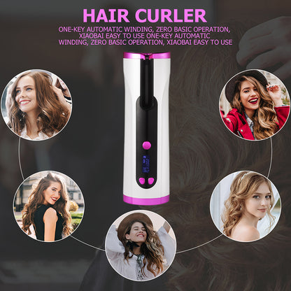 Curling Iron - Fast Heating - Shiny - Elastic Curly Hair