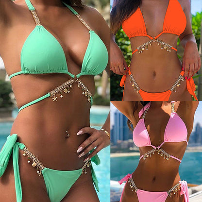 2024 Multicolor diamond bikini