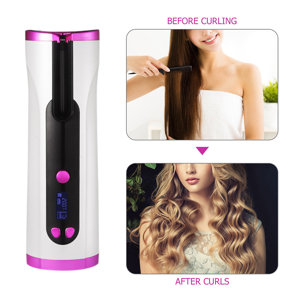 Curling Iron - Fast Heating - Shiny - Elastic Curly Hair