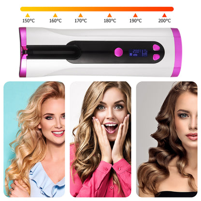 Curling Iron - Fast Heating - Shiny - Elastic Curly Hair