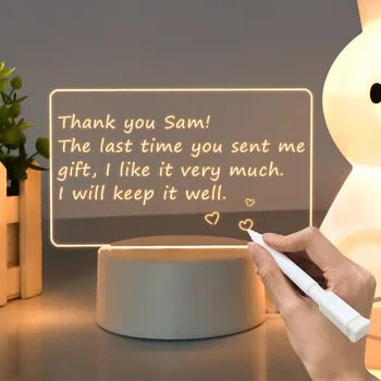 Rewritable Board Message