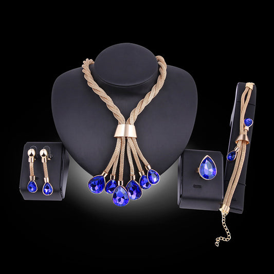 Jewellery Set Four-piece Gilded